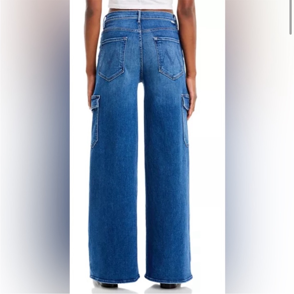 NWT MOTHER The Undercover Cargo Sneak Opposites Attract Jeans Size 32 - Picture 2 of 13